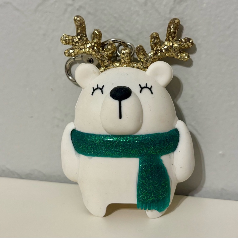 Bath & Body Works Bear Reindeer Pocketbac Sanitizer Holder